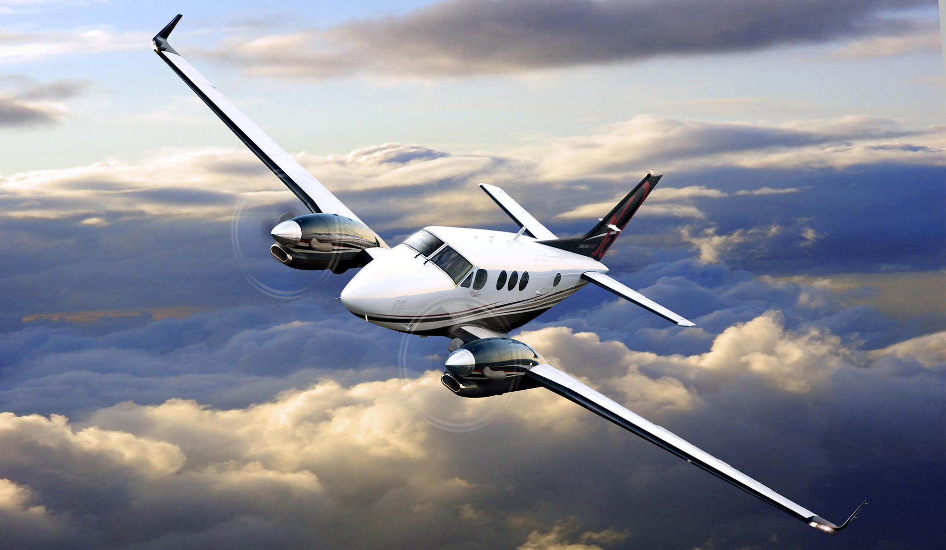 King Air C90GTx in flight